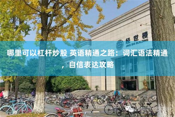 哪里可以杠杆炒股 英语精通之路：词汇语法精通，自信表达攻略
