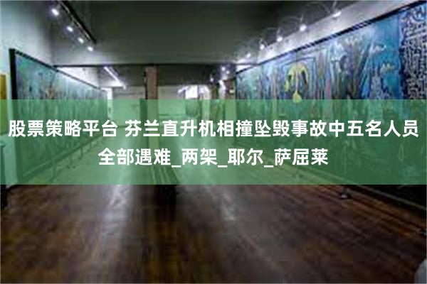 股票策略平台 芬兰直升机相撞坠毁事故中五名人员全部遇难_两架_耶尔_萨屈莱